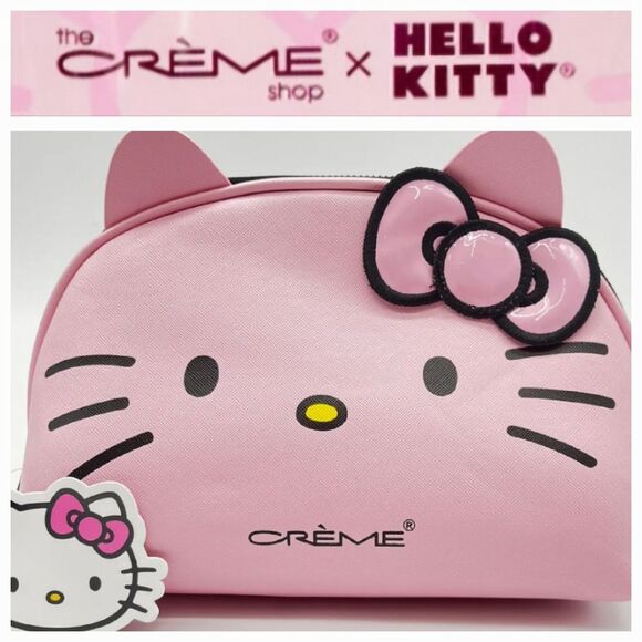 The Creme Shop X Hello Kitty Think Pink Cosmetic Pouch - Picture 1 of 7